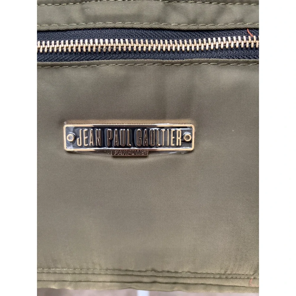 NWOT Jean Paul Gaultier Olive Green Roll-Top‎ Nylon Unisex OS Backpack